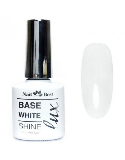 Nail Best, База LUX White Shine, 15 мл