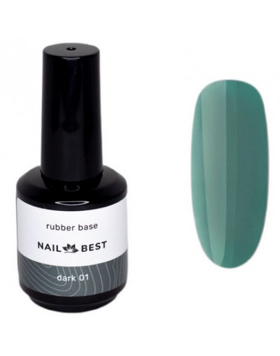 Nail Best, База Rubber Dark №01, 15 мл