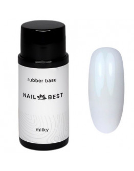 Nail Best, База Rubber Milky, 30 мл