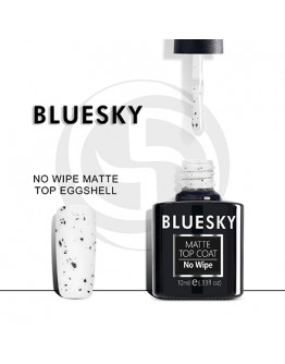 Bluesky, Матовый топ Luxury Silver Eggshell, 10 мл