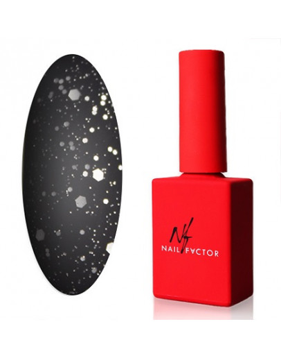Nail Factor, Топ Party Silver, матовый, 11 мл