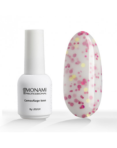 Monami Professional, База для гель-лака Camouflage, Pretty Milk