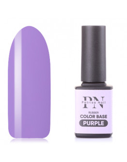 Patrisa Nail, База для гель-лака Rubber Color, Purple