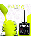 Xnail, База Neon №10, желтая