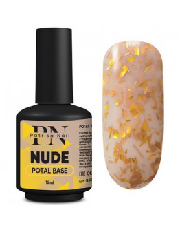 Patrisa Nail, Каучуковая база Potal Nude, 16 мл