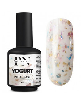 Patrisa Nail, Каучуковая база Potal Yogurt, 16 мл