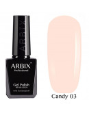 Arbix, Гель-лак Candy №03, Персиковый десерт