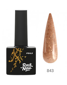 RockNail, Гель-лак Foils №843, Visa Gold