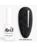 AWIX Professional, Топ для гель-лака Diamond №02, 10 мл