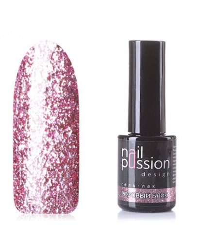 Nail Passion, Гель-лак «Розовый блик»