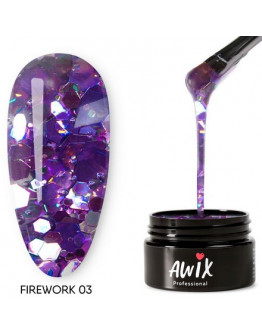 AWIX Professional, Гель-лак Firework №03