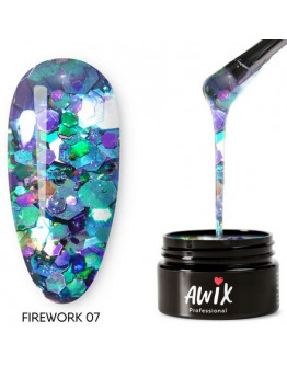 AWIX Professional, Гель-лак Firework №07