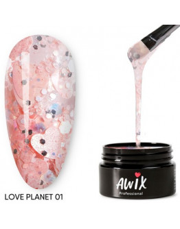 AWIX Professional, Гель-лак Love Planet №01