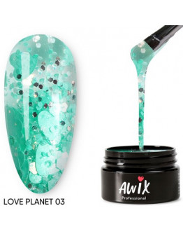 AWIX Professional, Гель-лак Love Planet №03