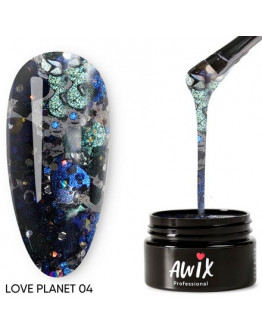 AWIX Professional, Гель-лак Love Planet №04