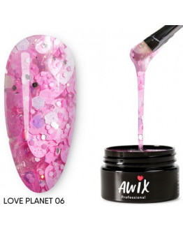 AWIX Professional, Гель-лак Love Planet №06