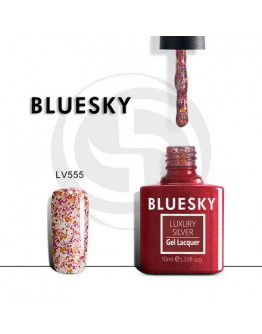Bluesky, Гель-лак Luxury Silver №555 (УЦЕНКА)
