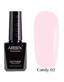 Arbix, Гель-лак Candy №02, Воздушный безе (УЦЕНКА)