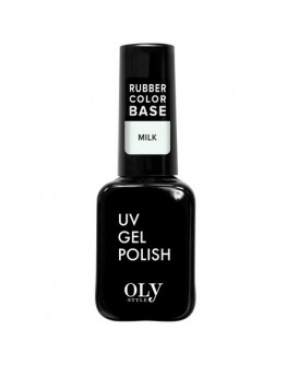 Oly Style, Камуфлирующая база Rubber Color №01, Milk