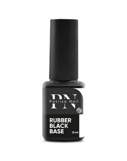 Patrisa Nail, Каучуковая база Black, 12 мл