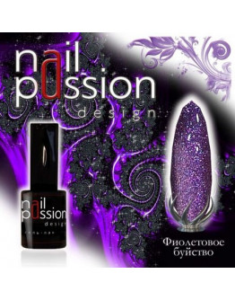 Nail Passion, Гель-лак «Фиолетовое буйство», 5 мл