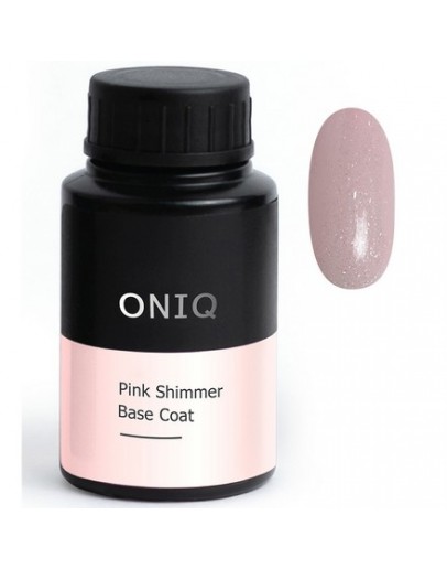 ONIQ, База Pink Shimmer, 30 мл
