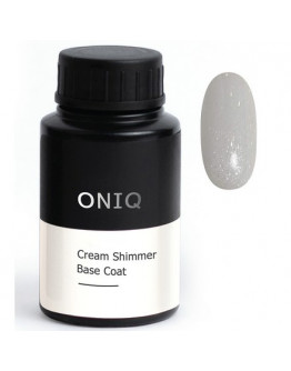ONIQ, База Cream Shimmer, 30 мл
