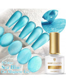 Born Pretty, Гель-лак Sea Blue Cat №07
