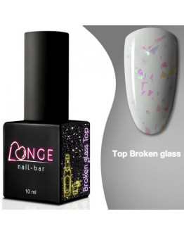 LONGE nail-bar, Топ Broken Glass, 10 мл