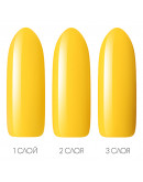 UNO, Гель-лак №014 Желтый, Yellow, 8 мл