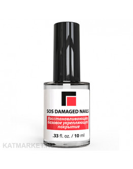 Milv SOS Damaged Nails восстанавливающее базовое укрепляющее покрытие 10мл (12128)
