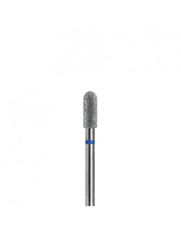 Planet Nails, Фреза алмазная цилиндрическая закругленная, 5 мм, 5 шт/уп