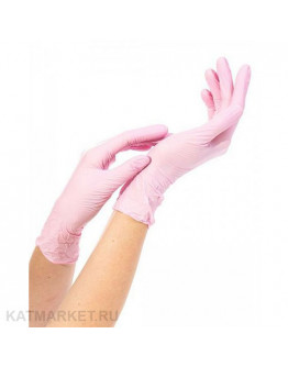 NitriMax Перчатки нитриловые, розовые M 100шт