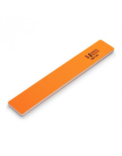 Mertz, Пилка для ногтей, широкая, оранжевая, 180/180