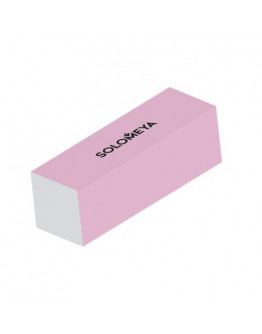 Набор, Solomeya, Блок-шлифовщик для ногтей «Нежный», розовый, 120, 2 шт.