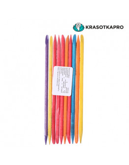 KrasotkaPro, Апельсиновые палочки, цветные, 11,5 см, 10 шт.