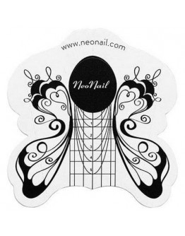 NeoNail, Шаблоны для ногтей Butterfly, 100 шт.