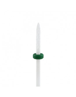 Ice Nova, Фреза керамическая «Цилиндр», D=2,3 мм, тонкая, заостренная, зеленая